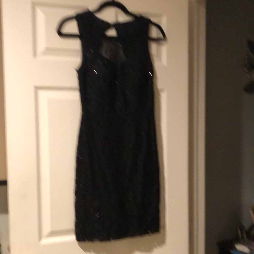 Black cocktail dress